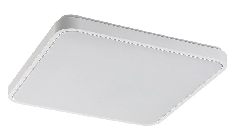 Samira – LED плафон за баня в бяло, 420×420мм, 48W, 4000K, IP44