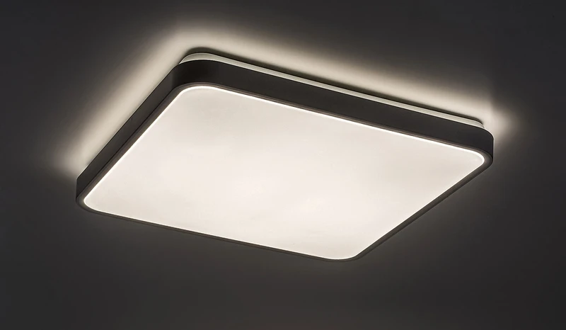 Samira – LED плафон за баня в бяло, 420×420мм, 48W, 4000K, IP44