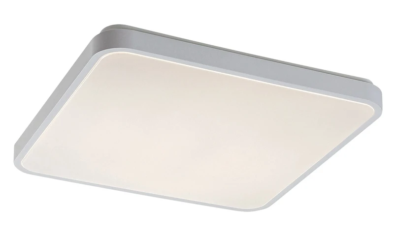 Осветление за баня Samira – LED плафон за баня в бяло, 420×420мм, 48W, 4000K, IP44