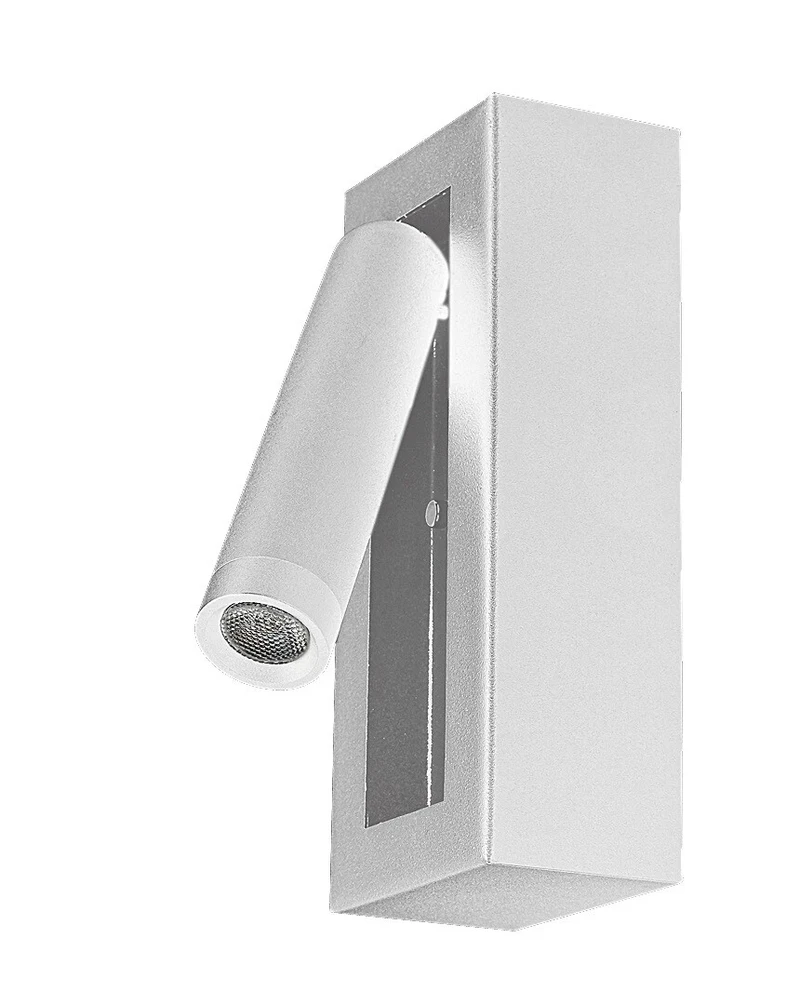 Gello – LED нощна лампа за стена в бяло, Ø25мм, 4W, 3000K