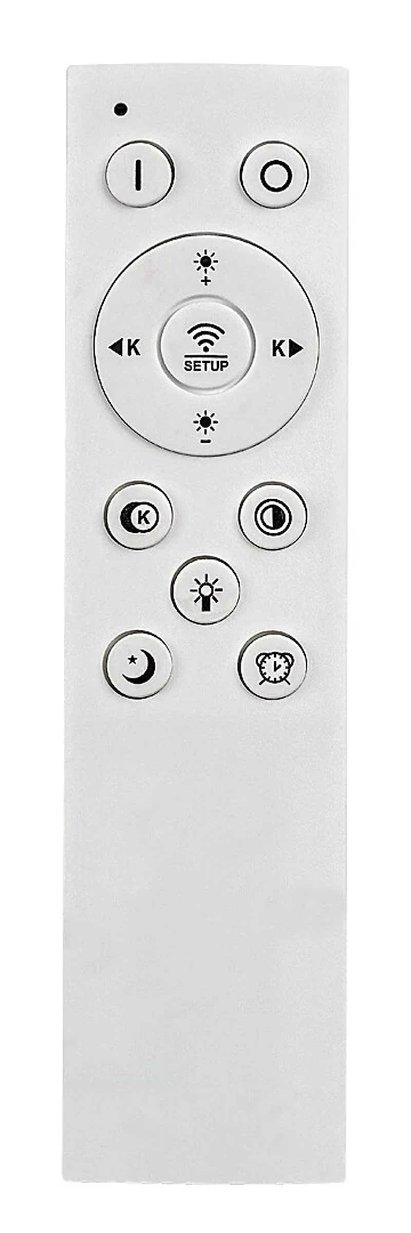 Taneli2 – LED плафон в хром с бял акрил, Ø450мм, 56W, 3000-6000K, димируем