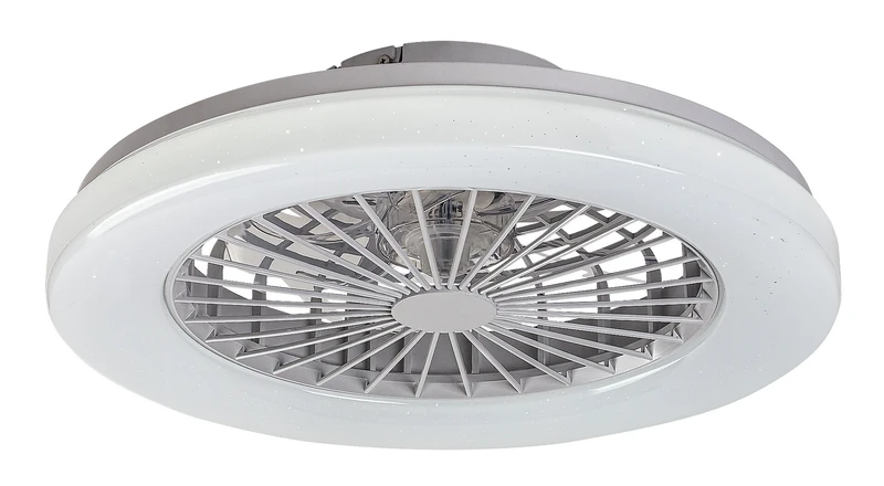 LED плафони Dalfon2 – LED плафон с вентилатор в бяло, Ø485мм, 48W, 3000-6500K, RGB