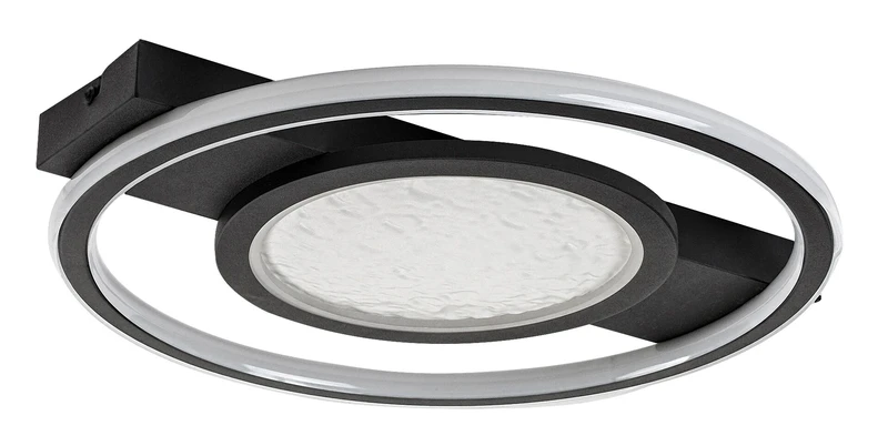 Aranis – LED плафон в черно/бяло, Ø410мм, 50W, 3000K