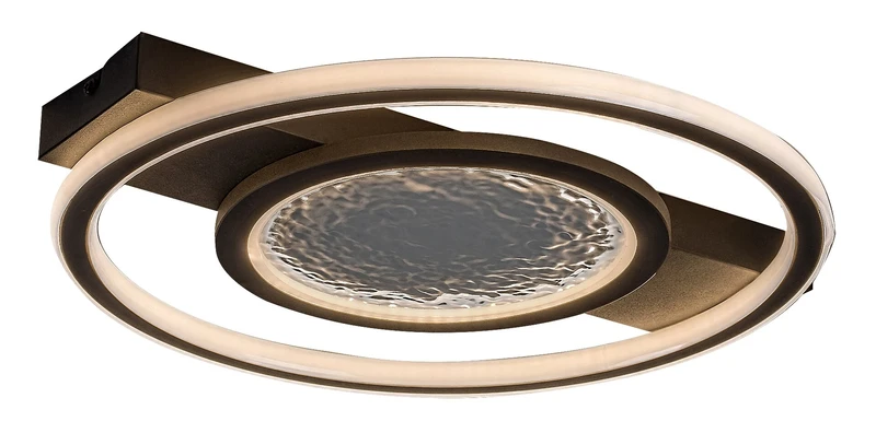 LED плафони Aranis – LED плафон в черно/бяло, Ø410мм, 50W, 3000K