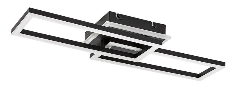 Ramin – LED плафон в черно с бял абажур, 600×220мм, 30W, 3000-6500K