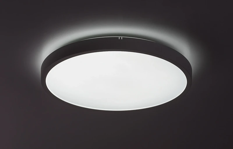 Alenzo – LED панел в бяло, Ø355мм, 24W, 3000-6000K, IP44, с дистанционно