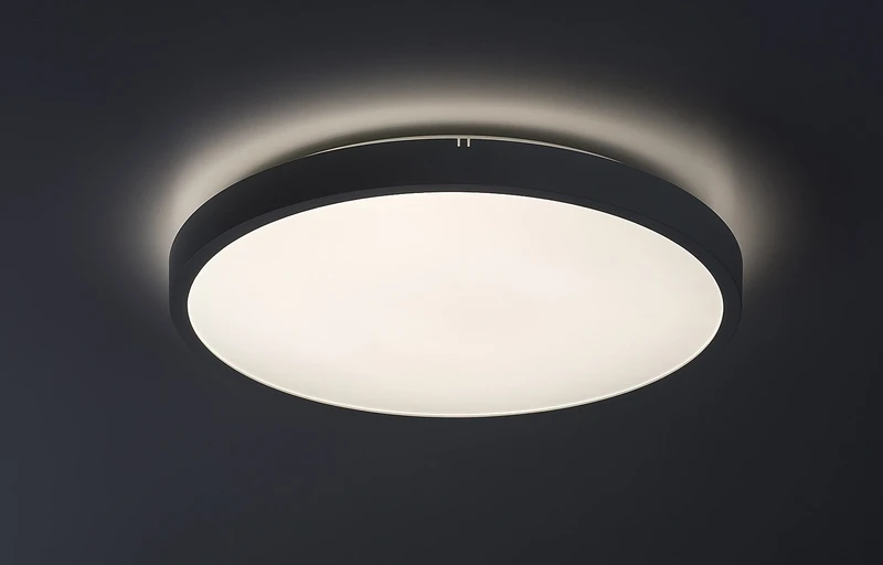 Alenzo – LED панел в бяло, Ø355мм, 24W, 3000-6000K, IP44, с дистанционно