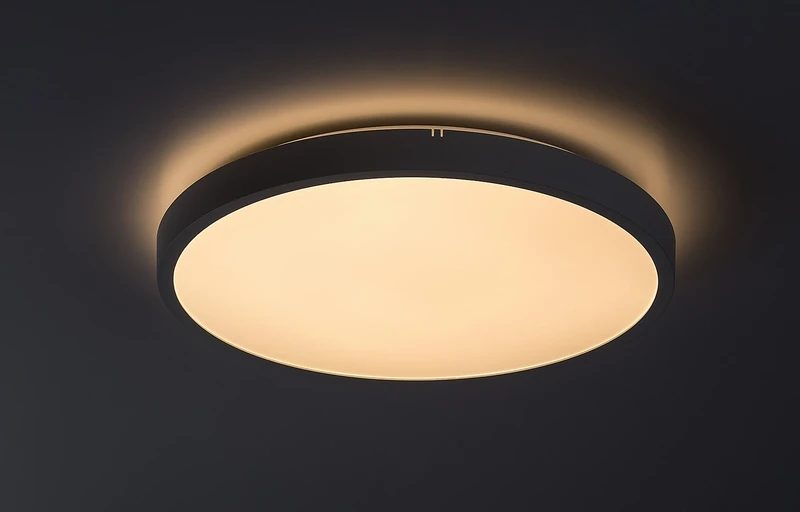 Alenzo – LED панел в бяло, Ø355мм, 24W, 3000-6000K, IP44, с дистанционно