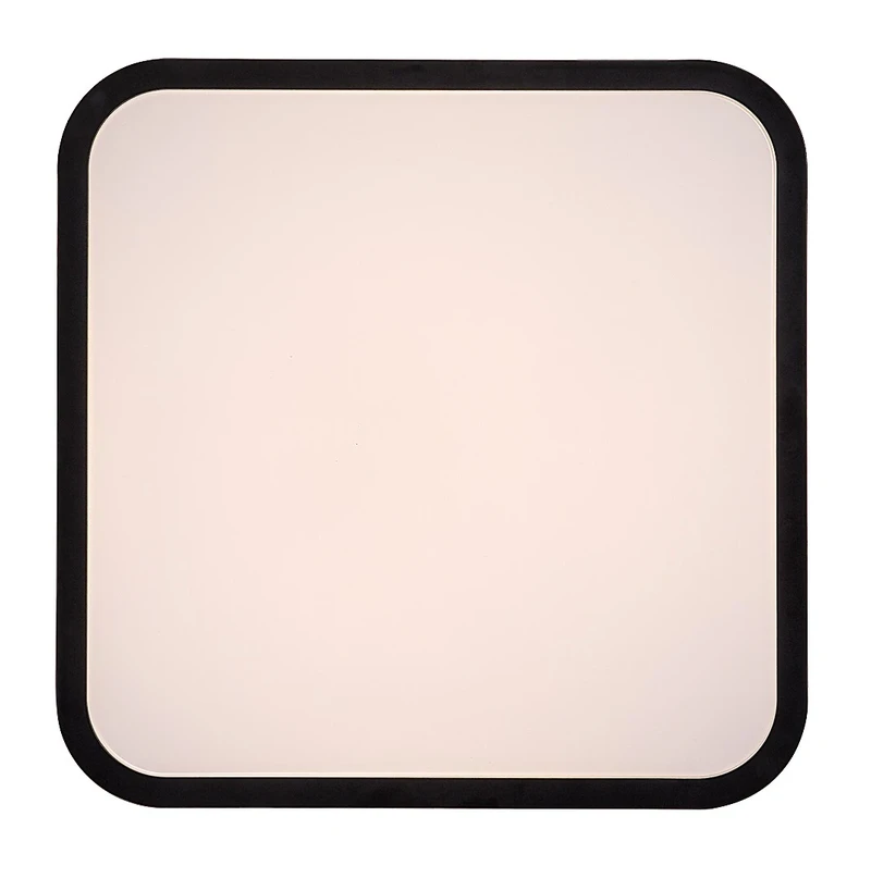 Alenzo – LED панел в черно с бял дифузер, 290×290мм, 24W, 3000-6000K, IP44