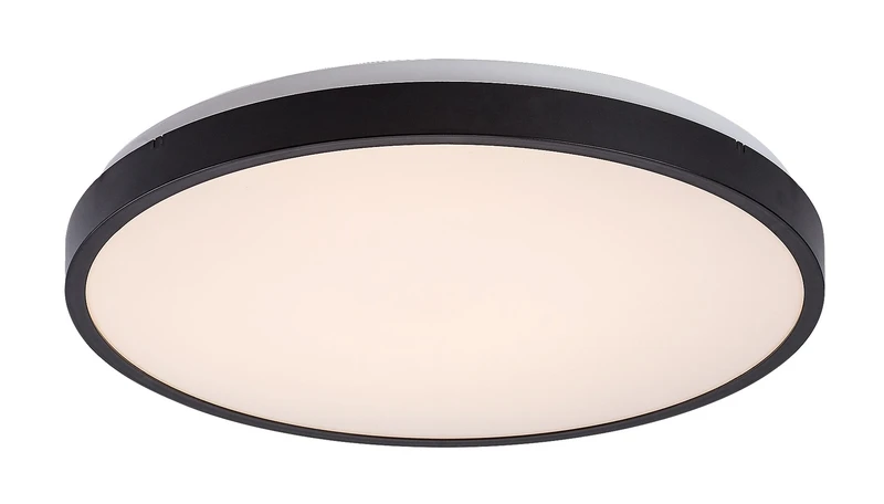 LED панели Alenzo – LED панел в черно с бял плафон, Ø420мм, 36W, 3000-6000K, IP44