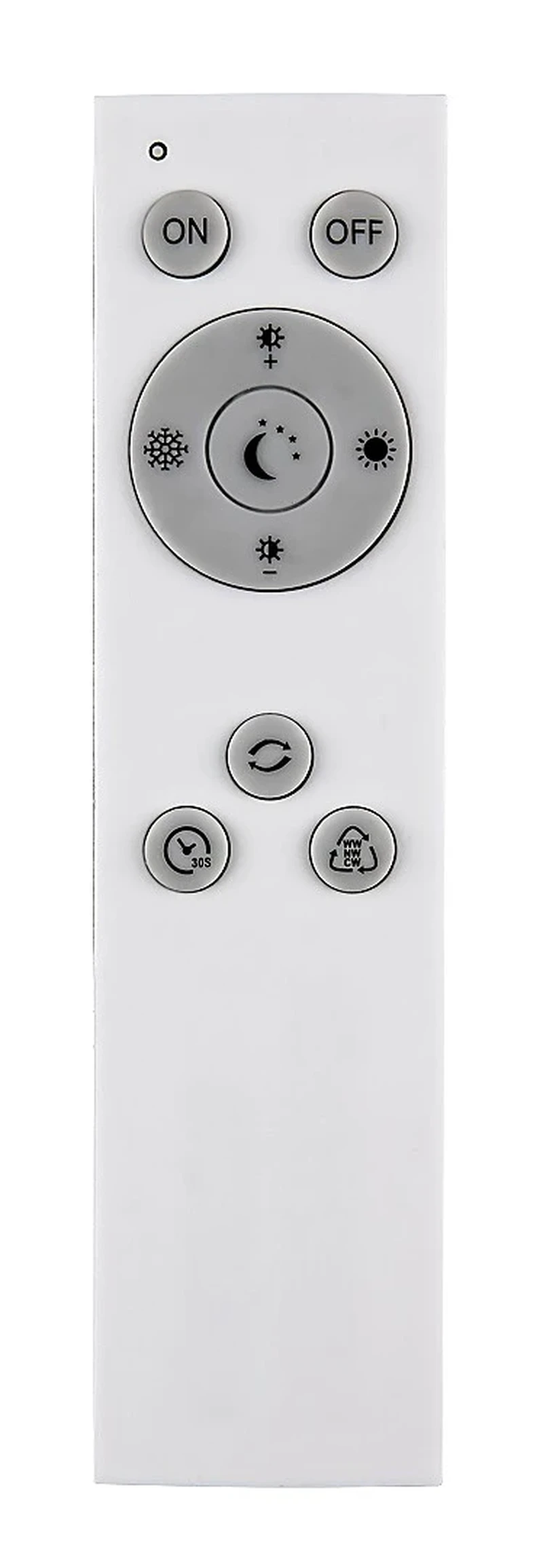 Ceilo – LED пендел в черно с бял абажур, Ø480мм, 38W, 3000-6500K