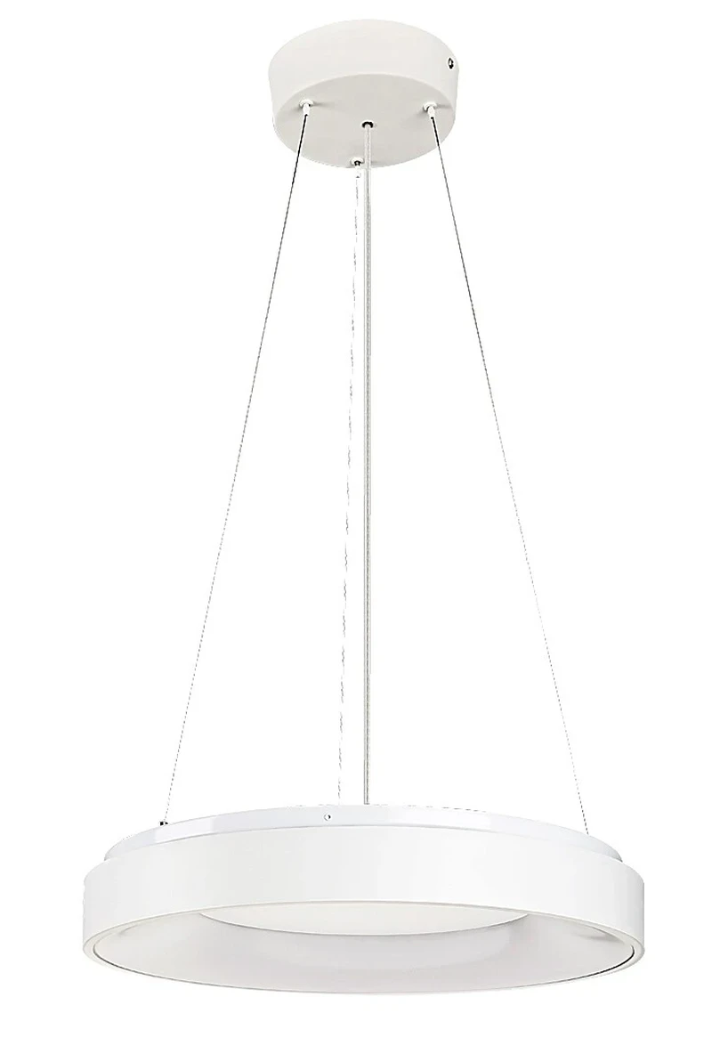 Ceilo – LED пендел в бяло с дистанционно, Ø480мм, 38W, 3000-6500K