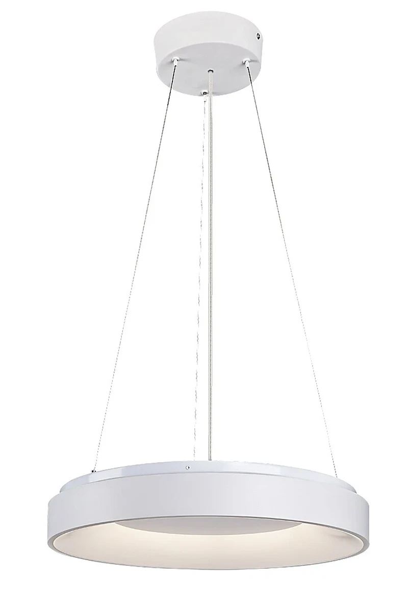 Ceilo – LED пендел в бяло с дистанционно, Ø480мм, 38W, 3000-6500K