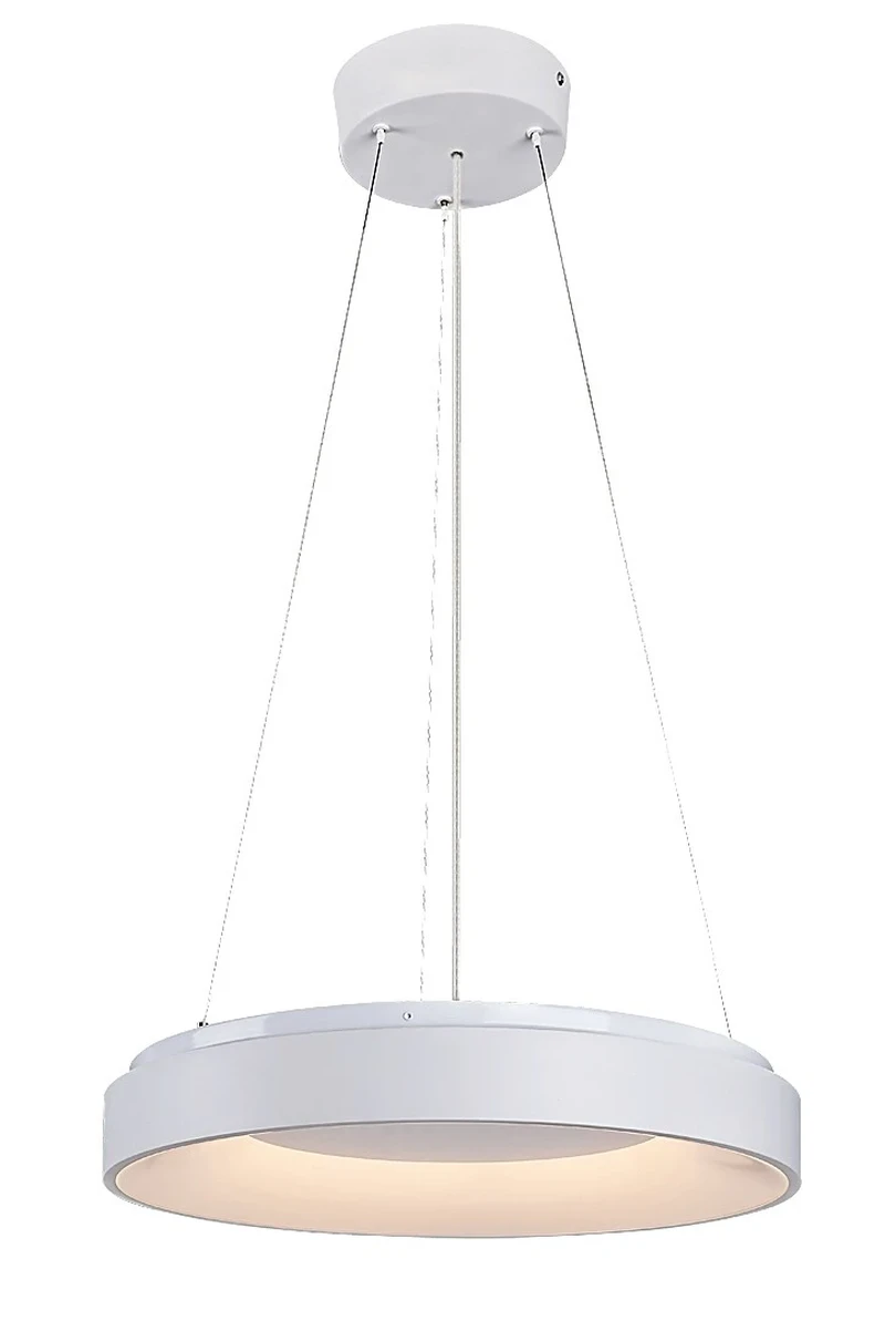 Ceilo – LED пендел в бяло с дистанционно, Ø480мм, 38W, 3000-6500K