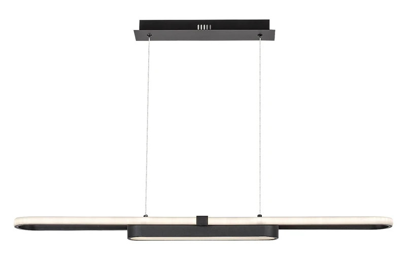 Осветление за шкаф Contessa – LED пендел за кухня в черно/бяло, 1000мм, 48W, 4000K