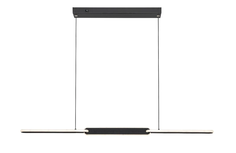 Sindri – LED пендел в черно с бял абажур, 1080мм, 36W, 3000-4000K