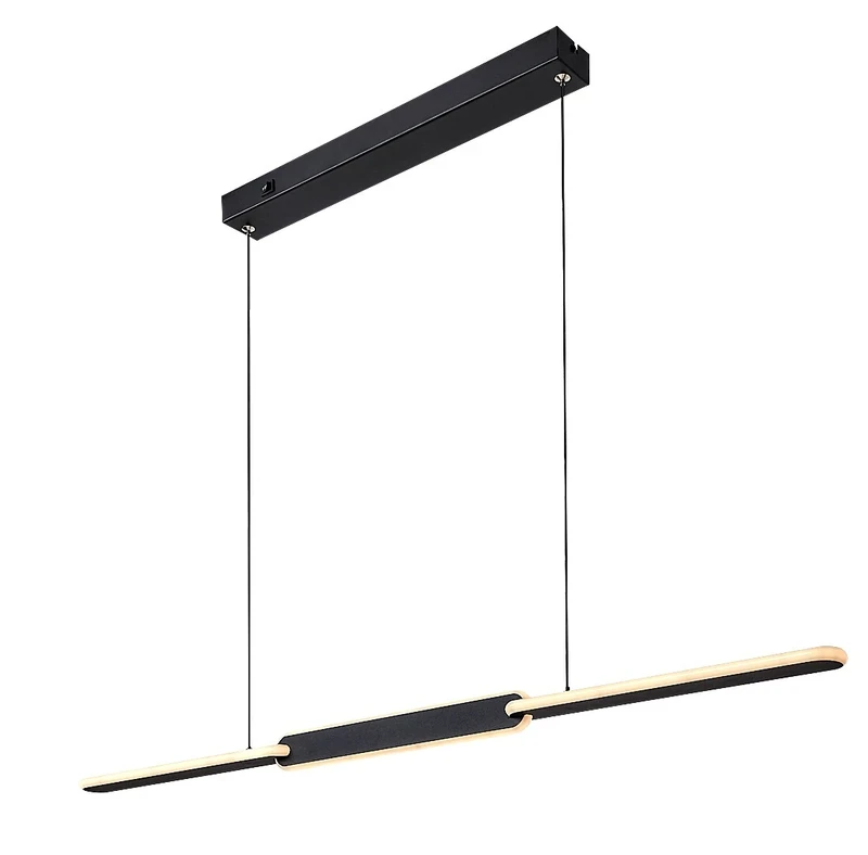 Sindri – LED пендел в черно с бял абажур, 1080мм, 36W, 3000-4000K