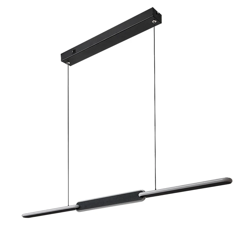 Sindri – LED пендел в черно с бял абажур, 1080мм, 36W, 3000-4000K