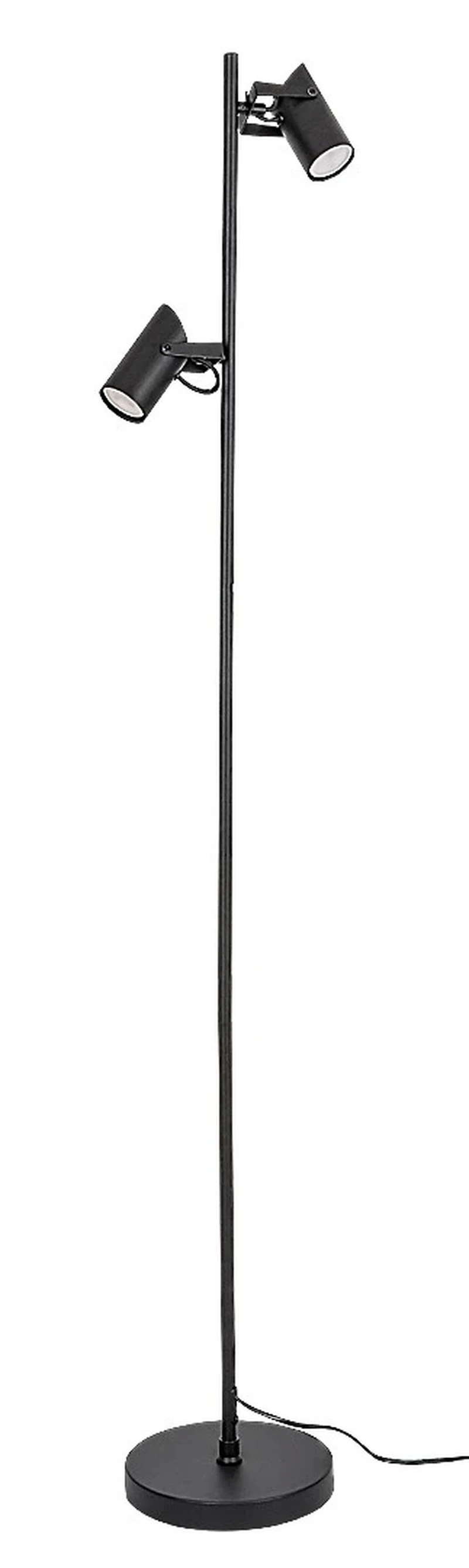 Maximilian – индустриална лампион в черен мат, 2×GU10, 1550мм, IP20