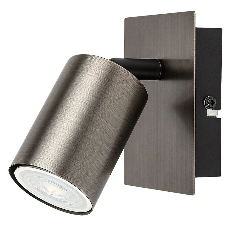 Gerhard – минималистичен спот в цвят gunmetal, Ø55мм, 1×GU10, IP20