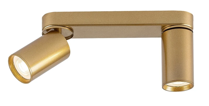 Mirina – LED спот в златно, 2×GU10, 260мм, IP20, минималистичен дизайн