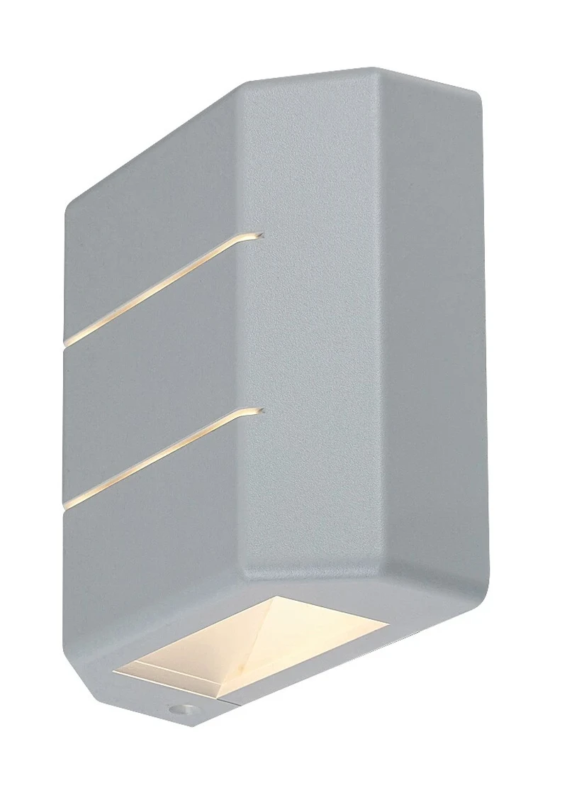 Lippa – LED външна стенна лампа в бяло, 120×120мм, 6W, 3000K, IP54