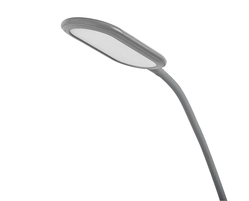Adelmo – LED лампион в сиво с бял абажур, 430×1400мм, 10W, 3000-6000K