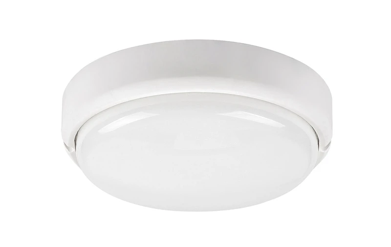 Hort – LED външна стенна/плафониера в бяло, Ø190мм, 15W, 4000K, IP54
