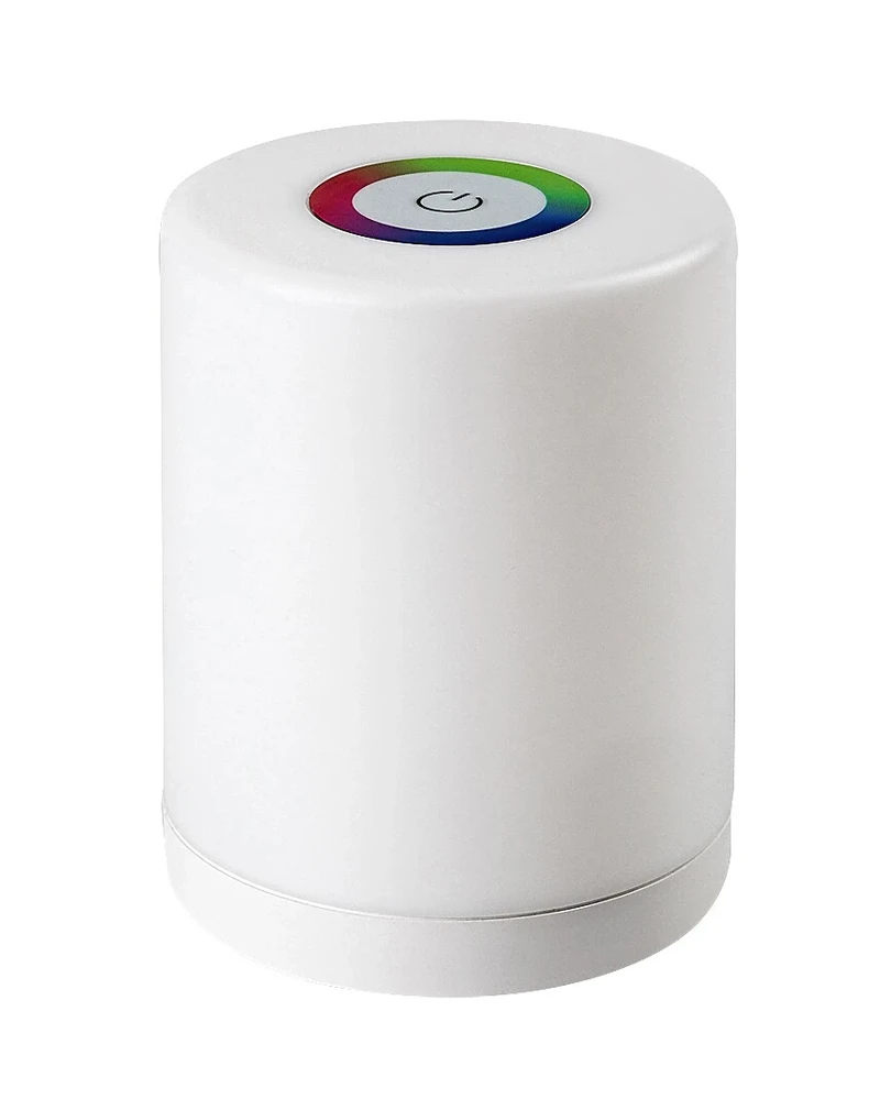 Tipy – LED декоративна лампа в бяло с RGB, Ø90мм, 0.8W, 3000K