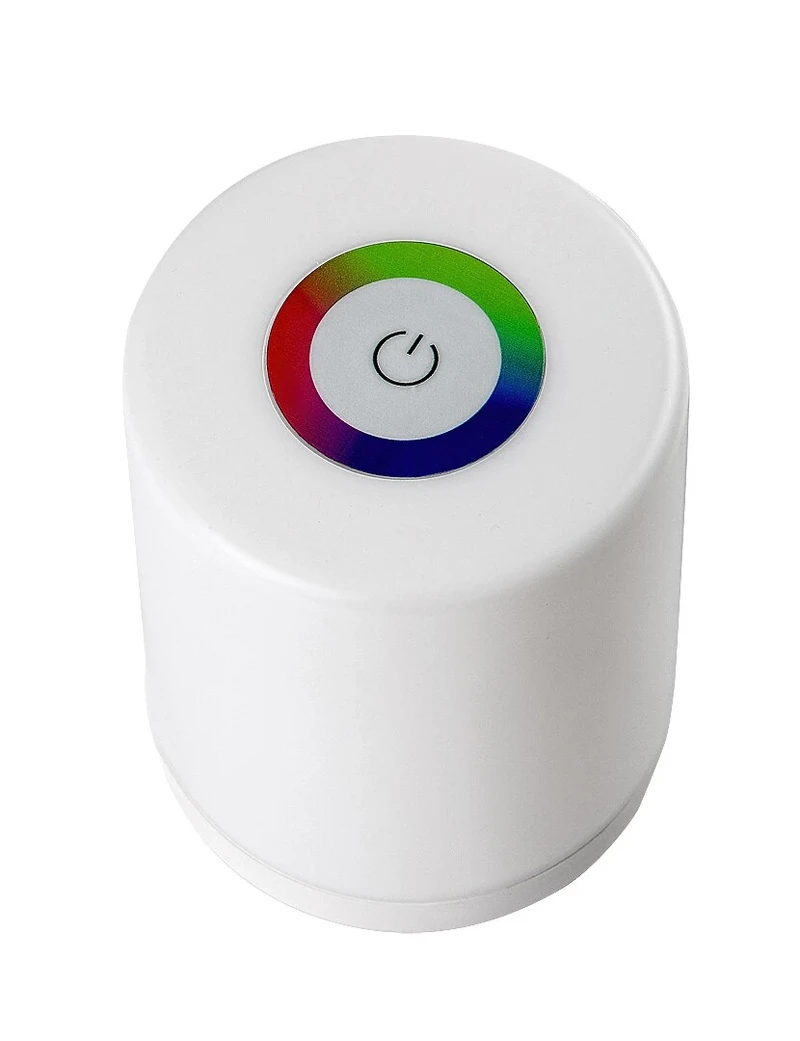 Tipy – LED декоративна лампа в бяло с RGB, Ø90мм, 0.8W, 3000K