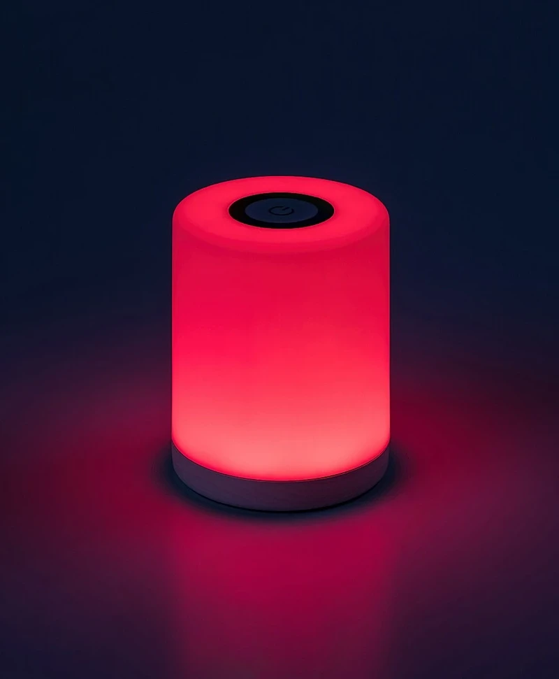 Tipy – LED декоративна лампа в бяло с RGB, Ø90мм, 0.8W, 3000K