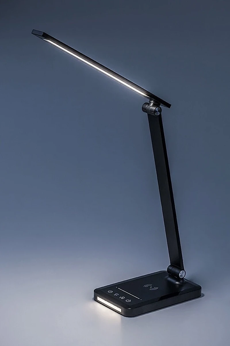 Traze – LED настолна лампа в черно/бяло, 450мм, 5W, 3000-6500K