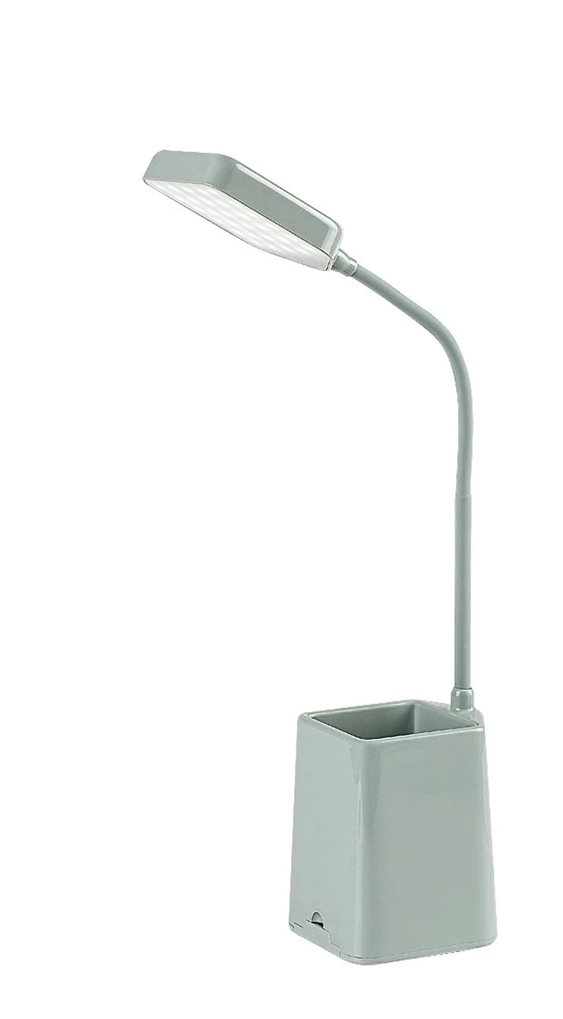 Arvid – LED настолна лампа в синьо/бяло с димиране, 200×370мм, 6W, 5000K