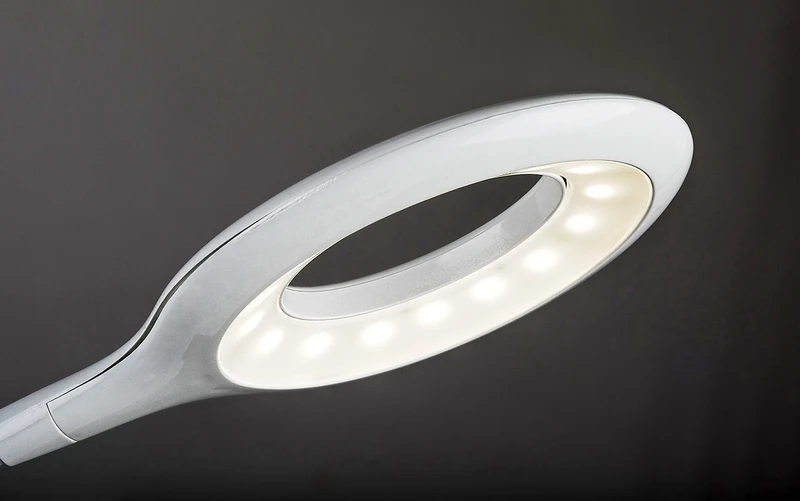 Vivter – LED настолна лампа в бяло с RGB, Ø160мм, 220lm, 4000K, димируема