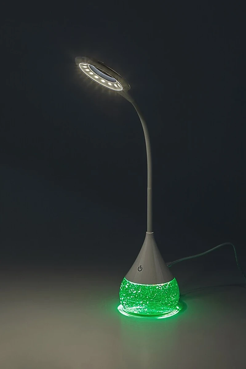 Vivter – LED настолна лампа в бяло с RGB, Ø160мм, 220lm, 4000K, димируема
