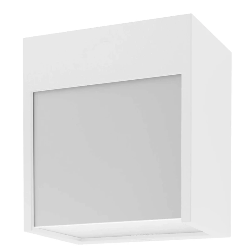 Външно стенно осветление Balimo – LED външен аплик в бяло мат, 120×130мм, 12W, 4000K, IP54