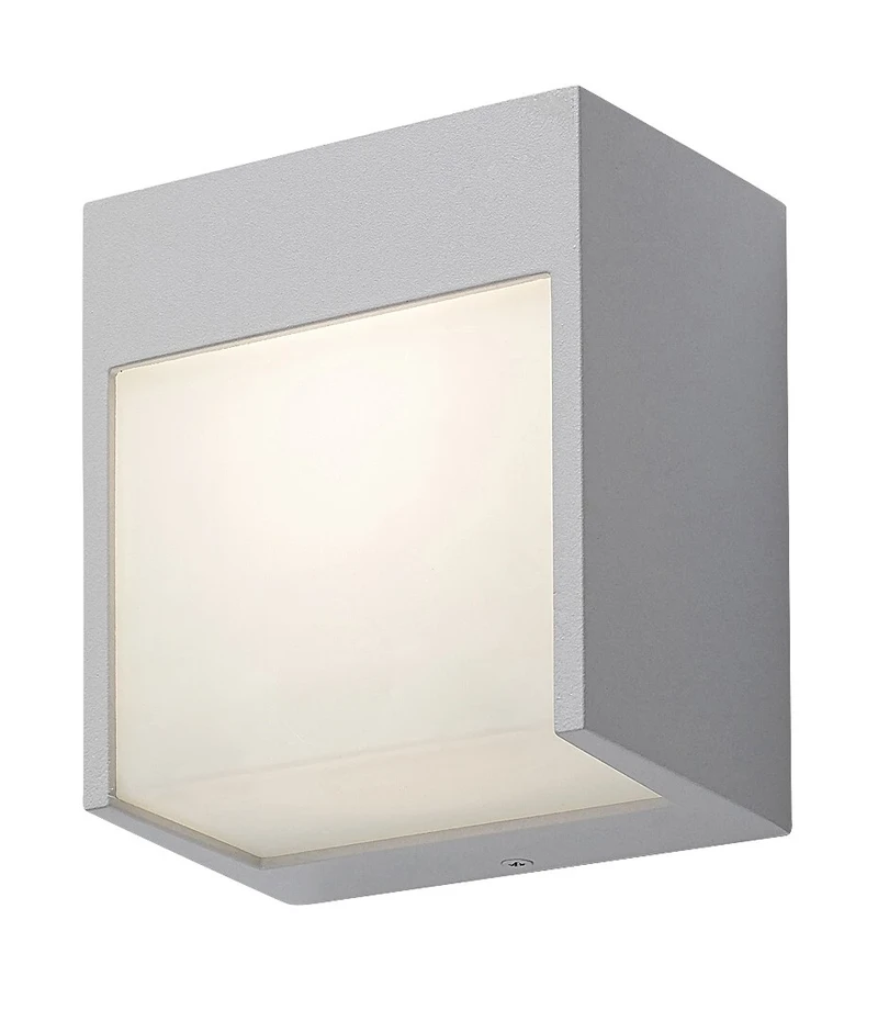 Balimo – LED външен аплик в бяло мат, 120×130мм, 12W, 4000K, IP54
