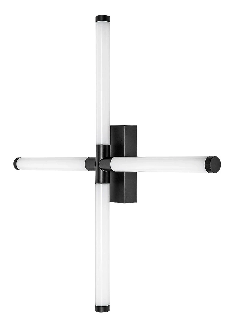 Tilora – LED плафон за баня в черно/бяло, 600×600мм, 16W, 4000K, IP44