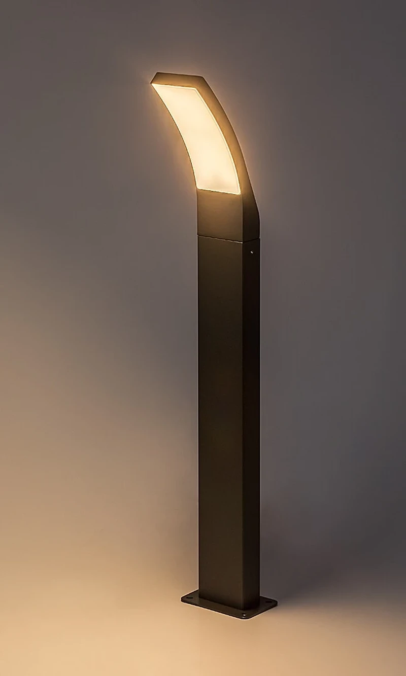 Palanga – LED градинска лампа в антрацит с бял абажур, Ø120мм, 12W, 3000K
