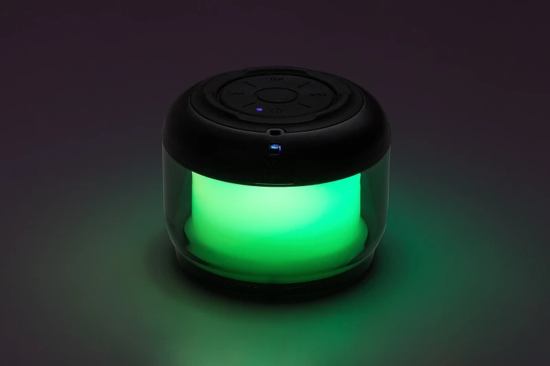 Radelia – LED детска лампа с Bluetooth и RGB, Ø80мм, черна, IP20