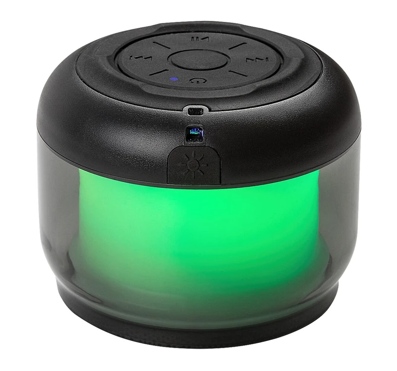 Детски лампи Radelia – LED детска лампа с Bluetooth и RGB, Ø80мм, черна, IP20