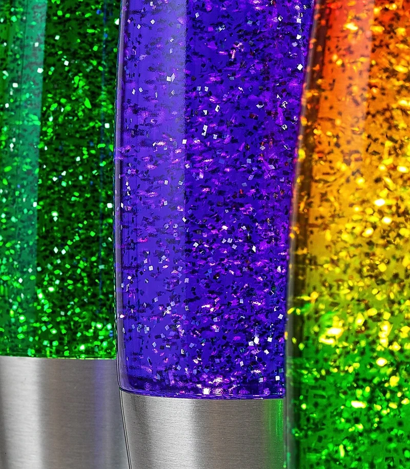 Glitter2 – декоративна LED лампа в сребристо с прозрачно стъкло, Ø75мм, 3000K