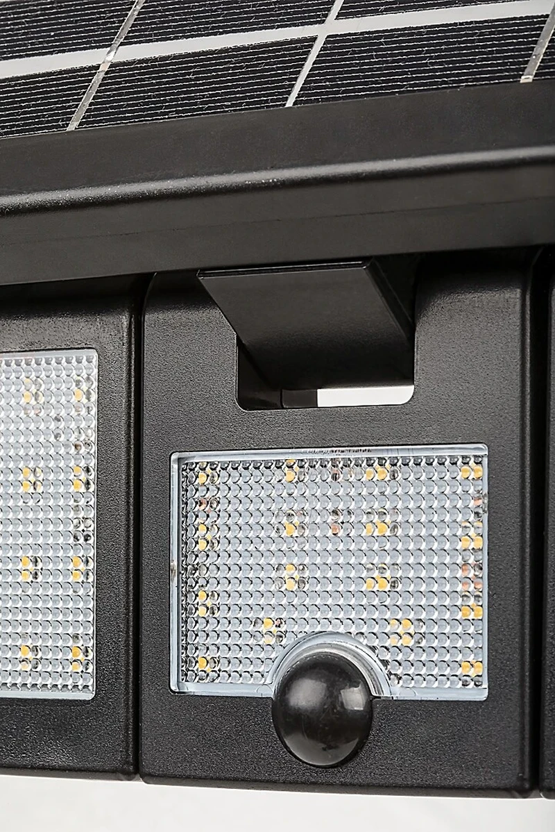 Lihull – соларна LED лампа за стена в черно, 200×130мм, 500lm, 4000K, IP44