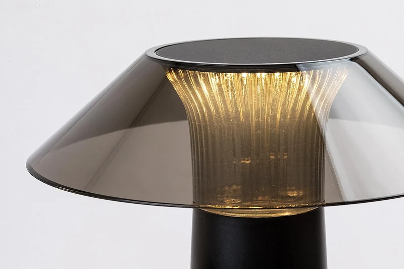 Assen – LED декоративна градинска лампа в черно, Ø155мм, 5W, 3000K, IP44