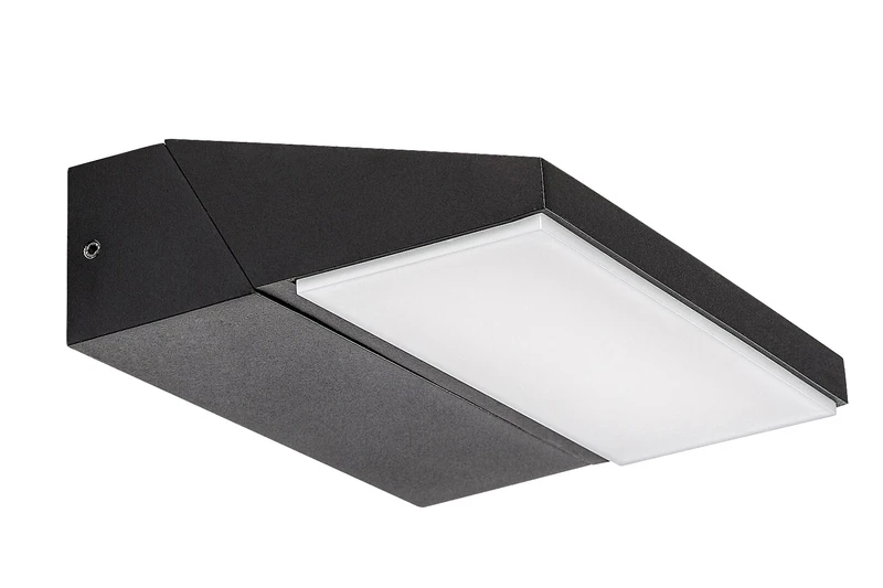 Senica – LED външна стенна лампа в черно/бяло, 170×50мм, 13W, 4000K, IP65