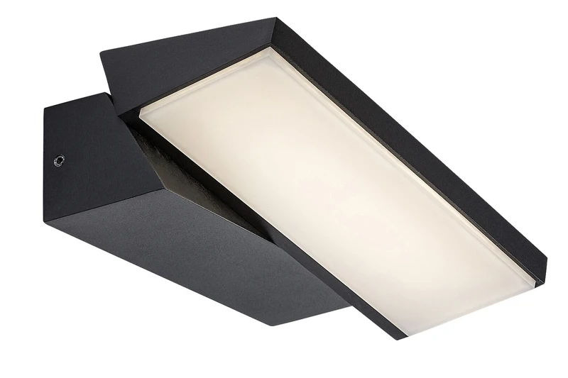 Senica – LED външна стенна лампа в черно/бяло, 170×50мм, 13W, 4000K, IP65