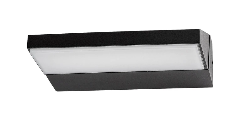 Senica – LED външна стенна лампа в черно/бяло, 170×50мм, 13W, 4000K, IP65