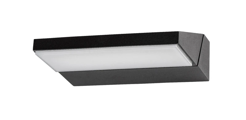 Senica – LED външна стенна лампа в черно/бяло, 170×50мм, 13W, 4000K, IP65