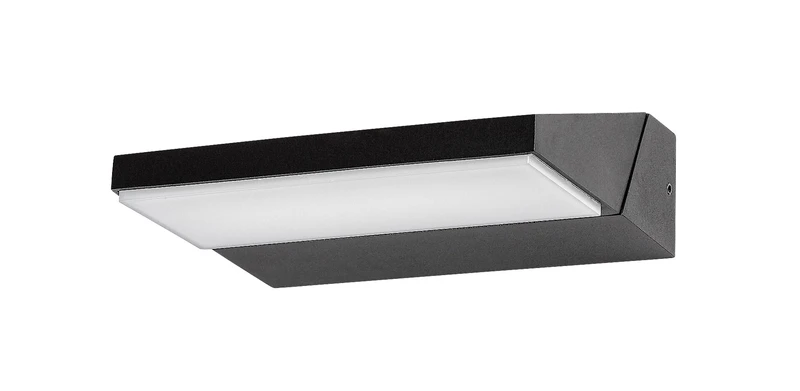 Senica – LED външна стенна лампа в черно/бяло, 170×50мм, 13W, 4000K, IP65