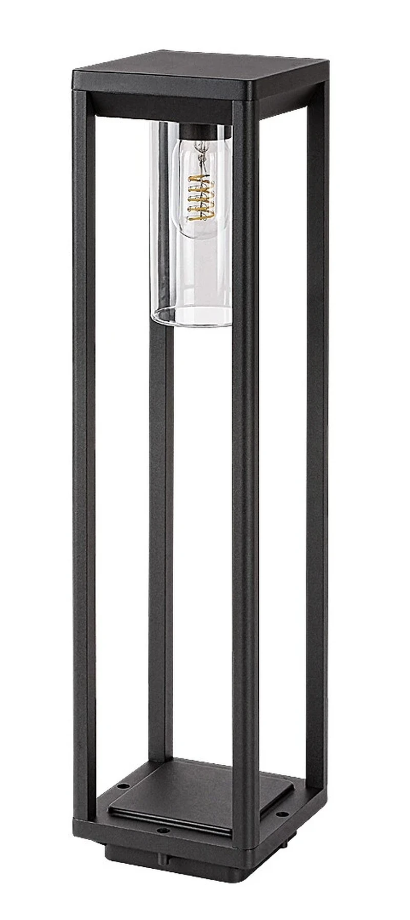 Zernest – външна стояща лампа в черно, 150×600мм, IP54, 1×E27